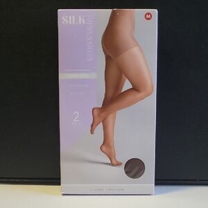 Silk Impressions Shimmer Sheer Pantyhose - Coffee Bean O6
